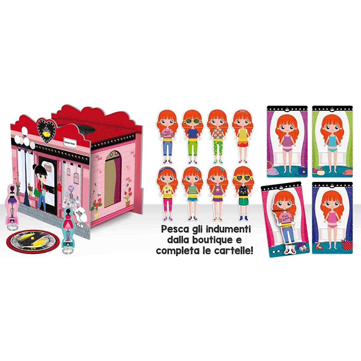 Lisciani life skills tombola - vesti e svesti lÂ’allegra boutique