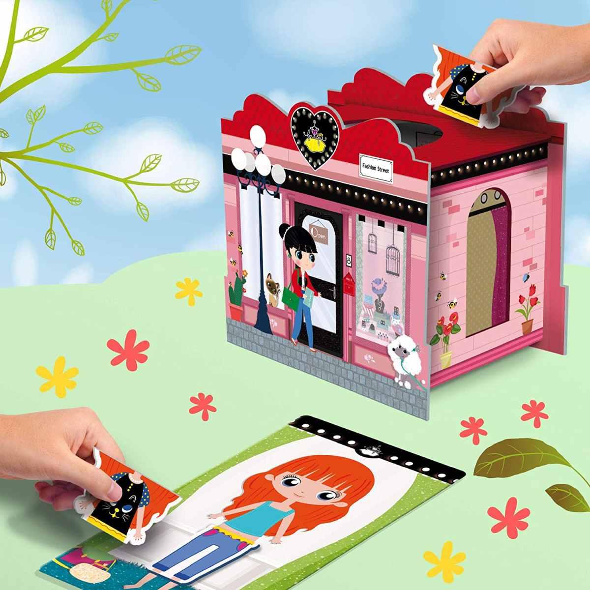 Lisciani life skills tombola - vesti e svesti lÂ’allegra boutique