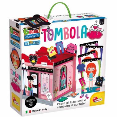 Lisciani life skills tombola - vesti e svesti lÂ’allegra boutique