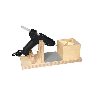 Deco - base in legno porta pistola colla a caldo