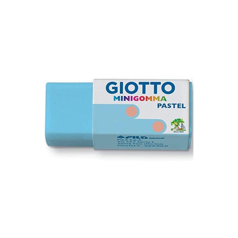 Giotto mini gomma colori pastello -  38 x 16 x 15 mm