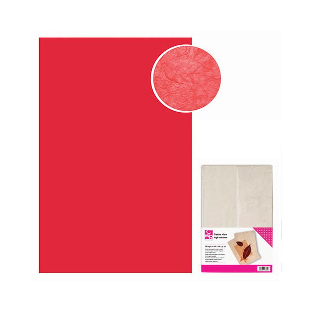 Deco - carta riso da 25 gr/mq - foglio da 70 x 100 cm -