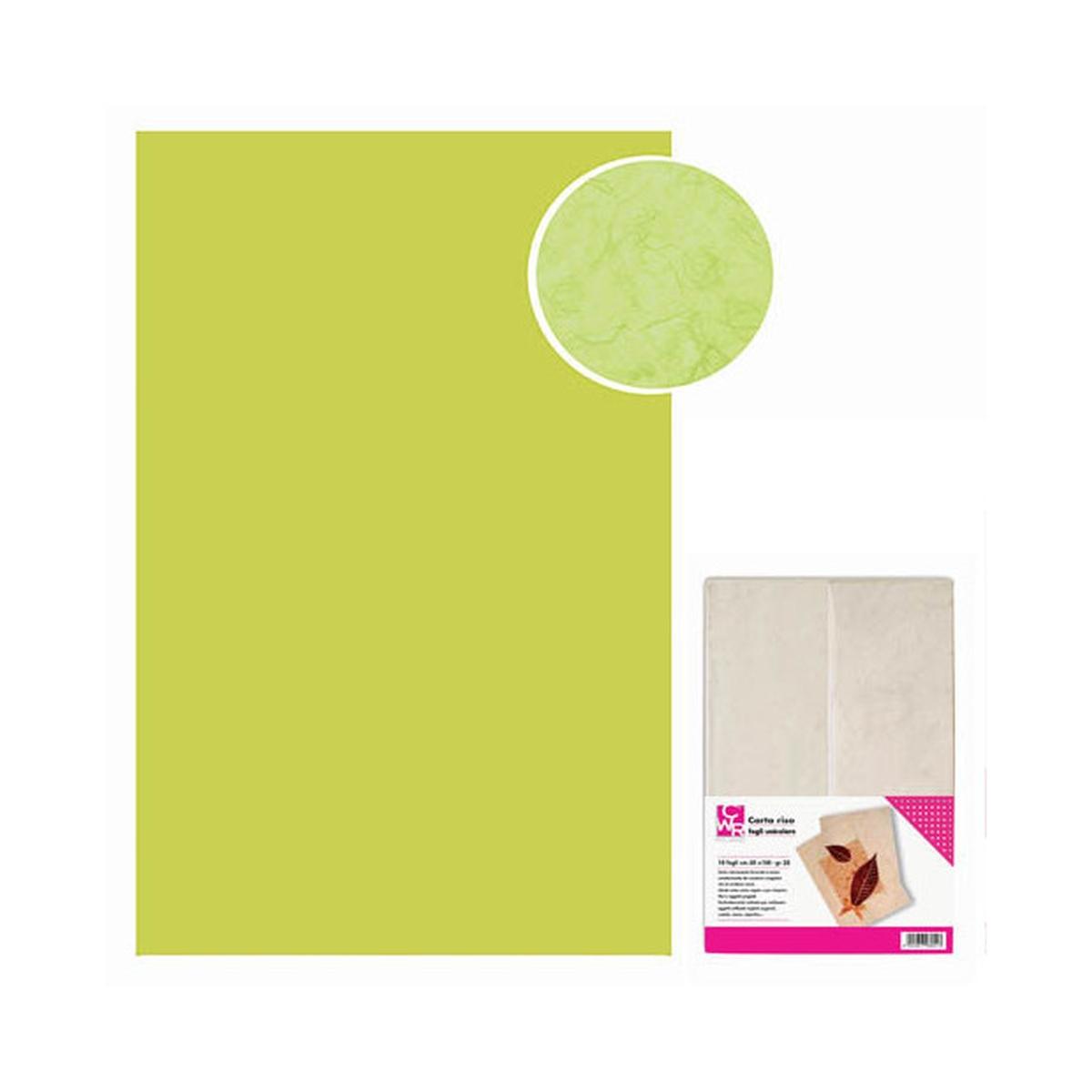 Deco - carta riso da 25 gr/mq - foglio da 70 x 100 cm -