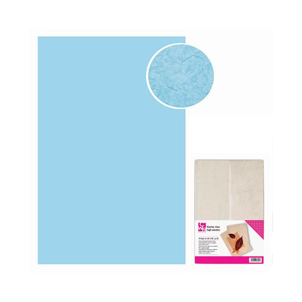 Deco - carta riso da 25 gr/mq - foglio da 70 x 100 cm -