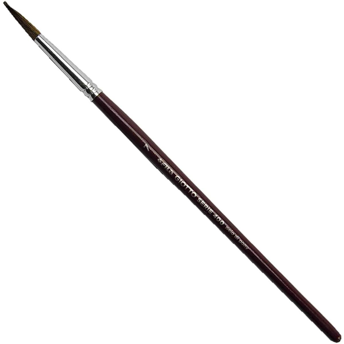 Pennelli giotto - serie 400 - n 14 - punta tonda in pelo di pony.