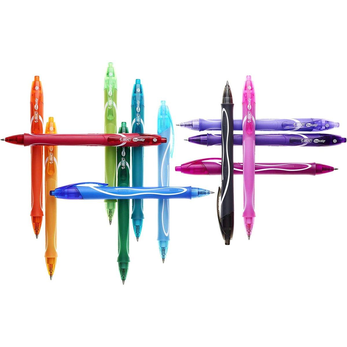 Bic gel-ocity quick dry - penna a scatto gel - 0,7 mm -