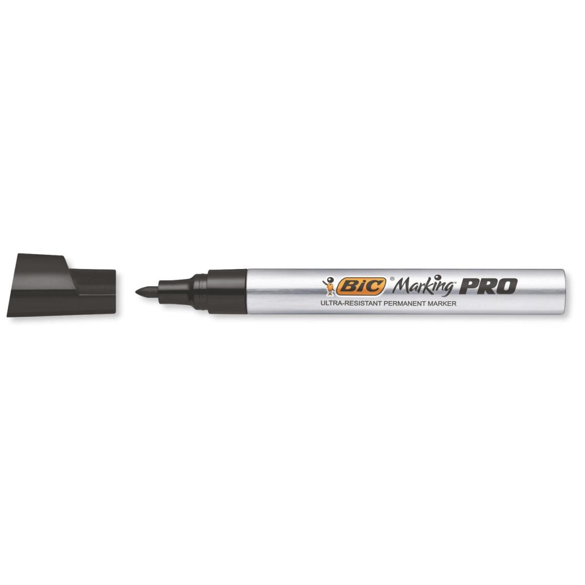 Bic marking pro - marcatore permanente ultra resistente - punta tonda da 3,9 mm
