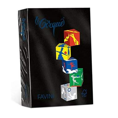 FAVINI - CARTA "LE CIRQUE" - NERO - A4 - 500 FG - 80 GR