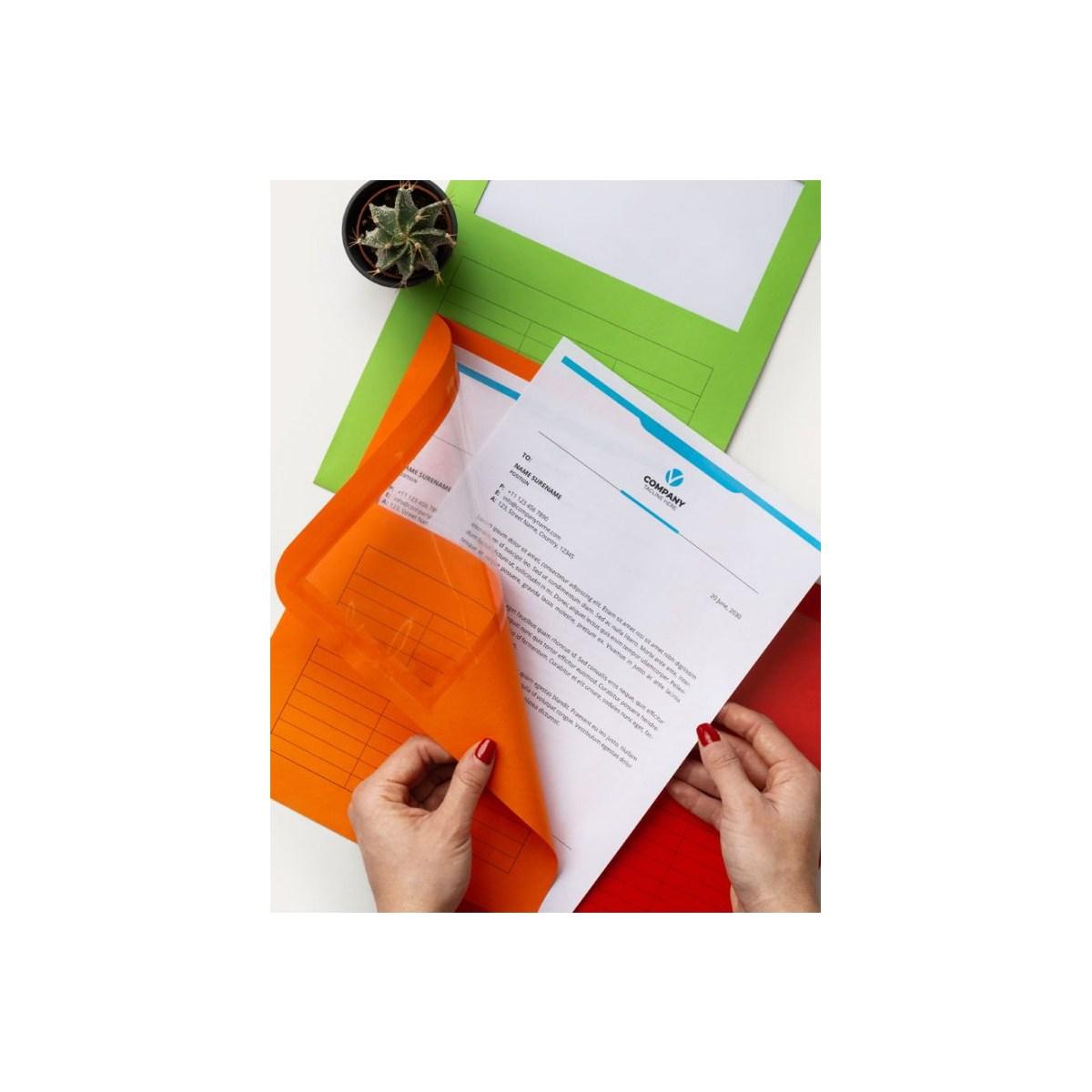 Favini - cartelline folderluce con finestra - 140 gr - 10 pz - 22 x 31 cm