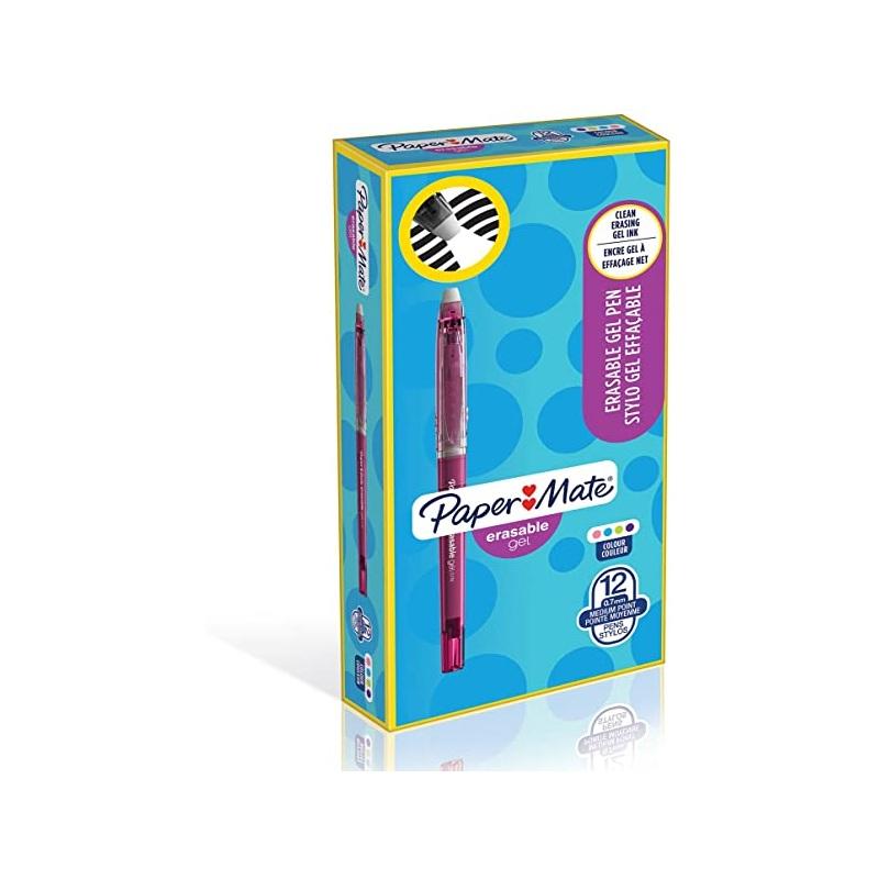 Papermate erasable gel - penna a sfera cancellabile - punta 0,7 mm -
