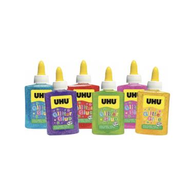 Uhu glitter glue bottle da 88,5 ml