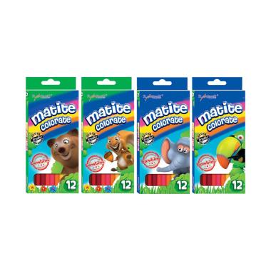 Bambino - pastelli colorati triangolari 12 colori