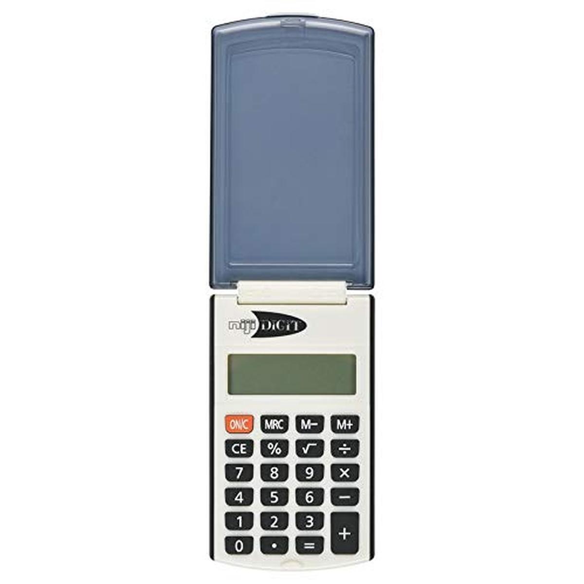 Niji - calcolatrice tascabile 8 cifre -  6 x 10 cm