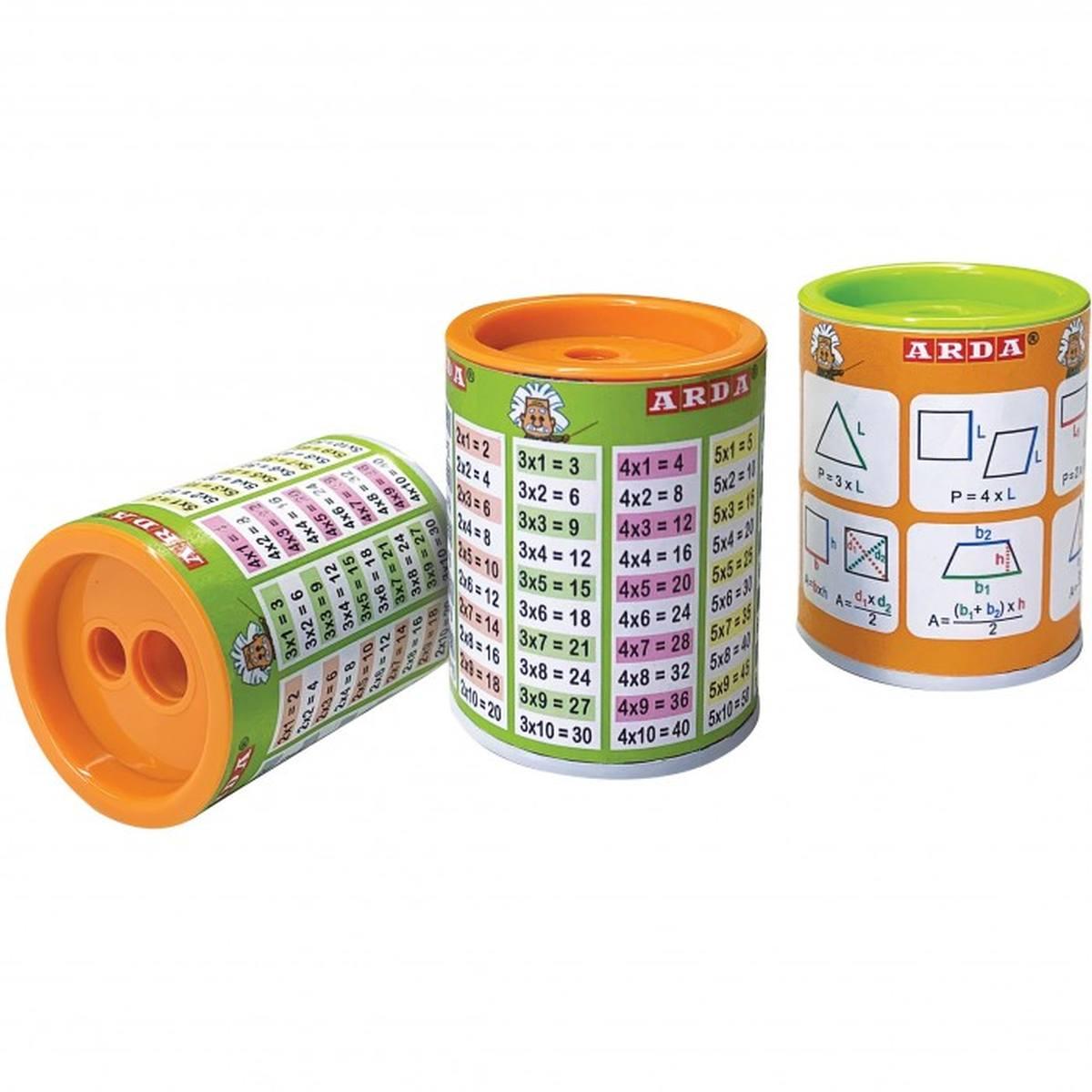 Arda - temperamatite lattina mathematics in metallo - 2 fori