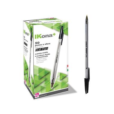 Ikona+ - penna a sfera - 1 mm - 50 pz