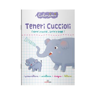 Liscianilibri - teneri cuccioli. prescrittura. colorini. edizione a colori