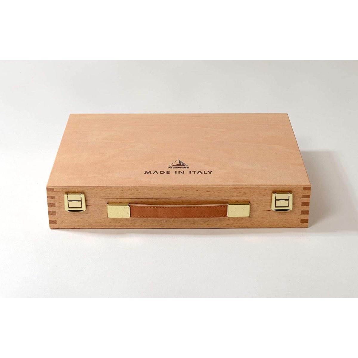 Maimeri - polycolor set assortiti - cassetta in faggio da 20 x 30 cm