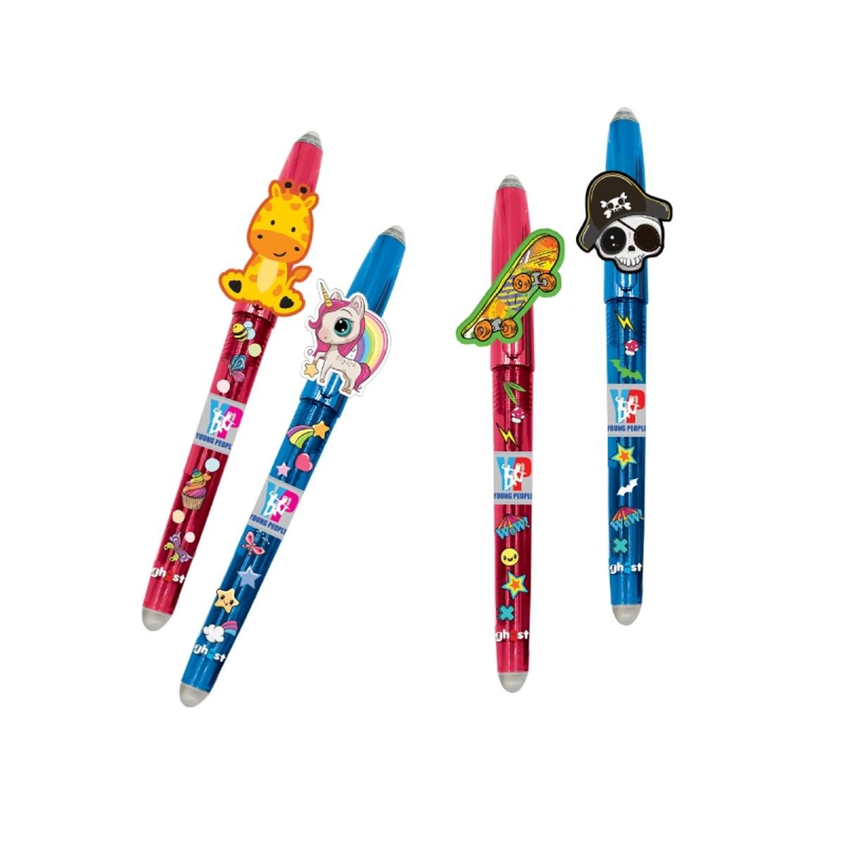 Young people - limited edition - penna a sfera cancellabile my ghost a tappo con gadget