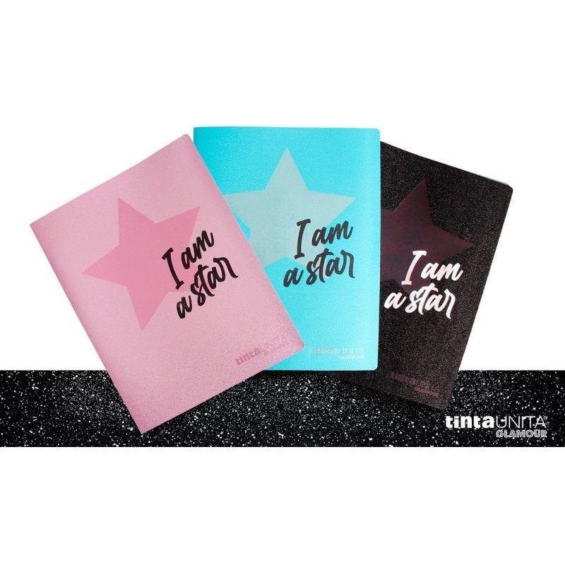 Tinta unita glamour - cartella in ppl con elastico - formato 25 x 35 cm