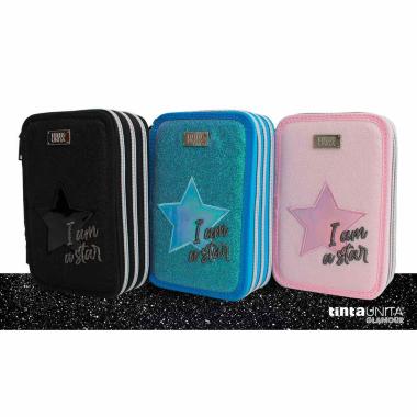 Tinta unita glamour - astuccio 3 zip glamour -