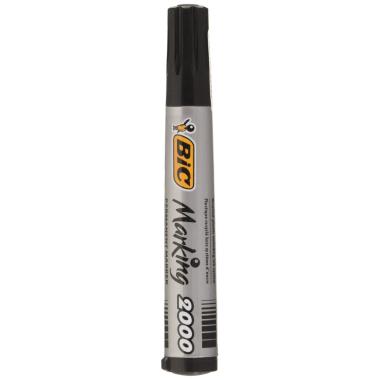 Bic marking 2000 ecolutions - marcatore permanente inchiostro a base d'alcool - punta tonda acrilica da 4,95 mm