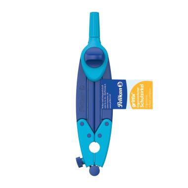 Pelikan - griffix compasso blue gzif/3 - con mine e temperino inclusi