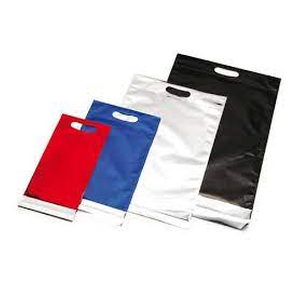 B-pack - titan bag - formato 18 x 27 cm - buste regalo metallizzate lucide e brillanti con manico - aletta di chiusura inferiore con adesivo