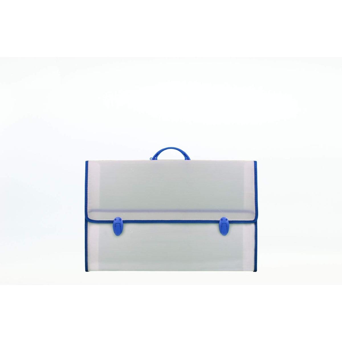 Balmar 2000 - valigetta fine-tex 396/b con bordo in tessuto in polionda neutro con 2 chiusure - - formato 37.5 x 58.5 x 5.5 cm - accessori in colori assortiti