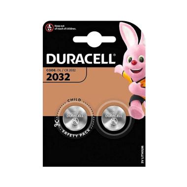 Batteria duracell a moneta al litio 2032 da 3v - 2 pz