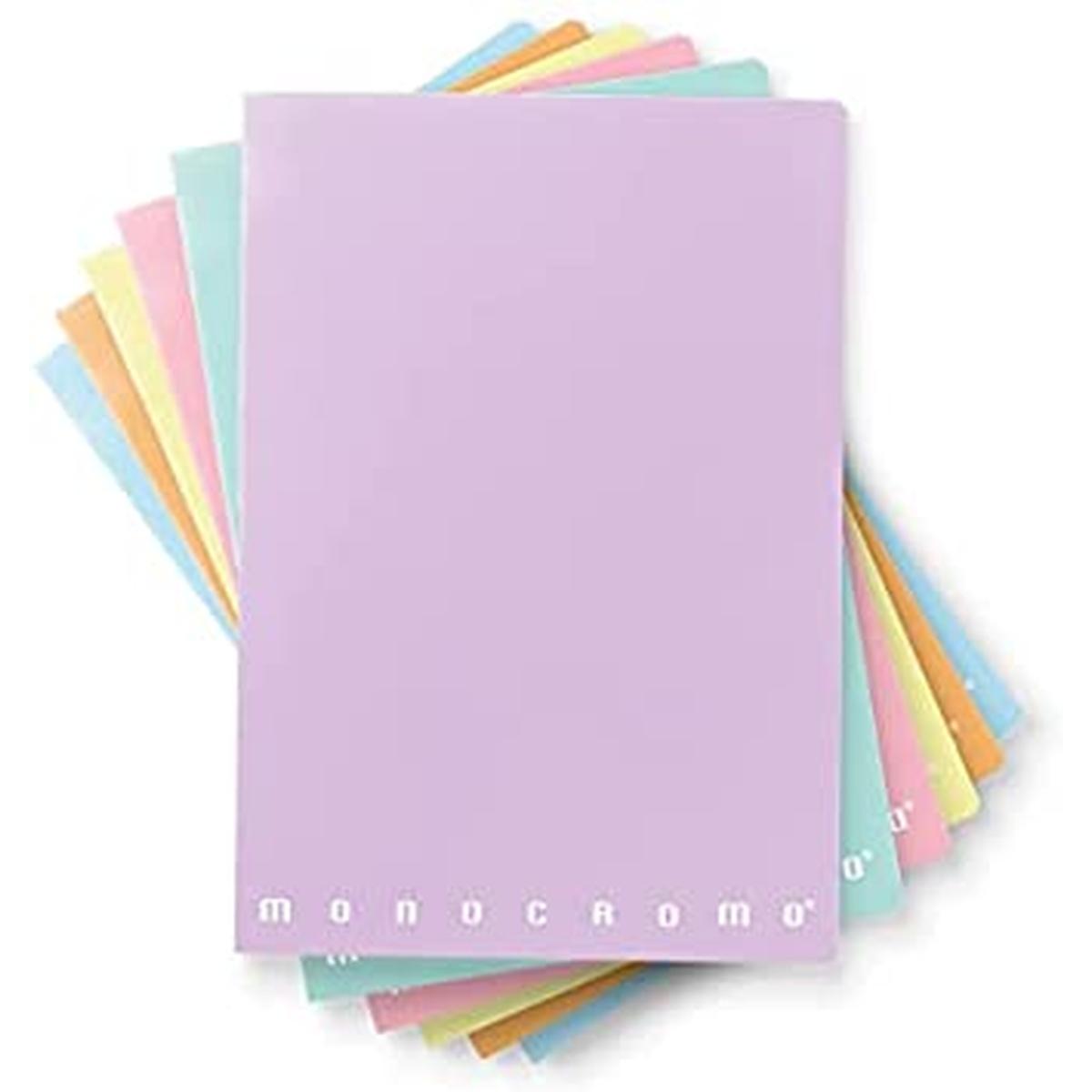 Pigna - maxi quaderni monocromo pastel alta fogliazione - 100 gr/m2 - 50 fogli