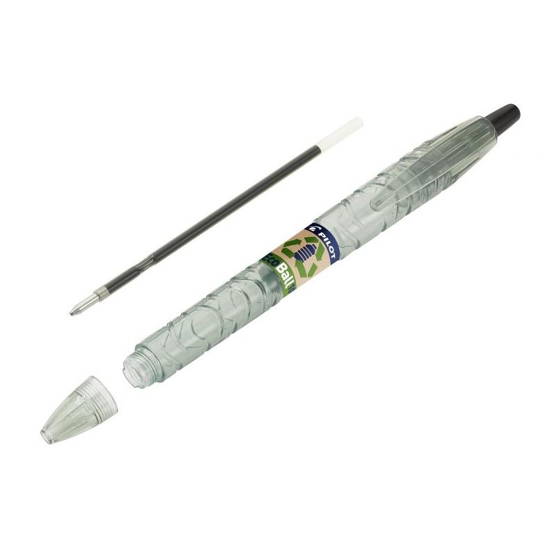 Pilot - penna a sfera retrattile, realizzata in plastica riciclata, begreen - punta media da 1,0 mm - tratto 0,27 mm