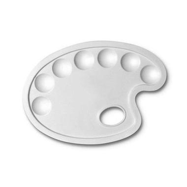 Dom - tavolozza ovale in acrilico - formato 24 x 17 cm