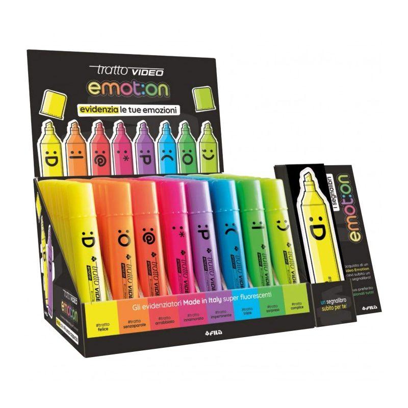 Tratto video evidenziatore emotion - edizione speciale - punta scalpello