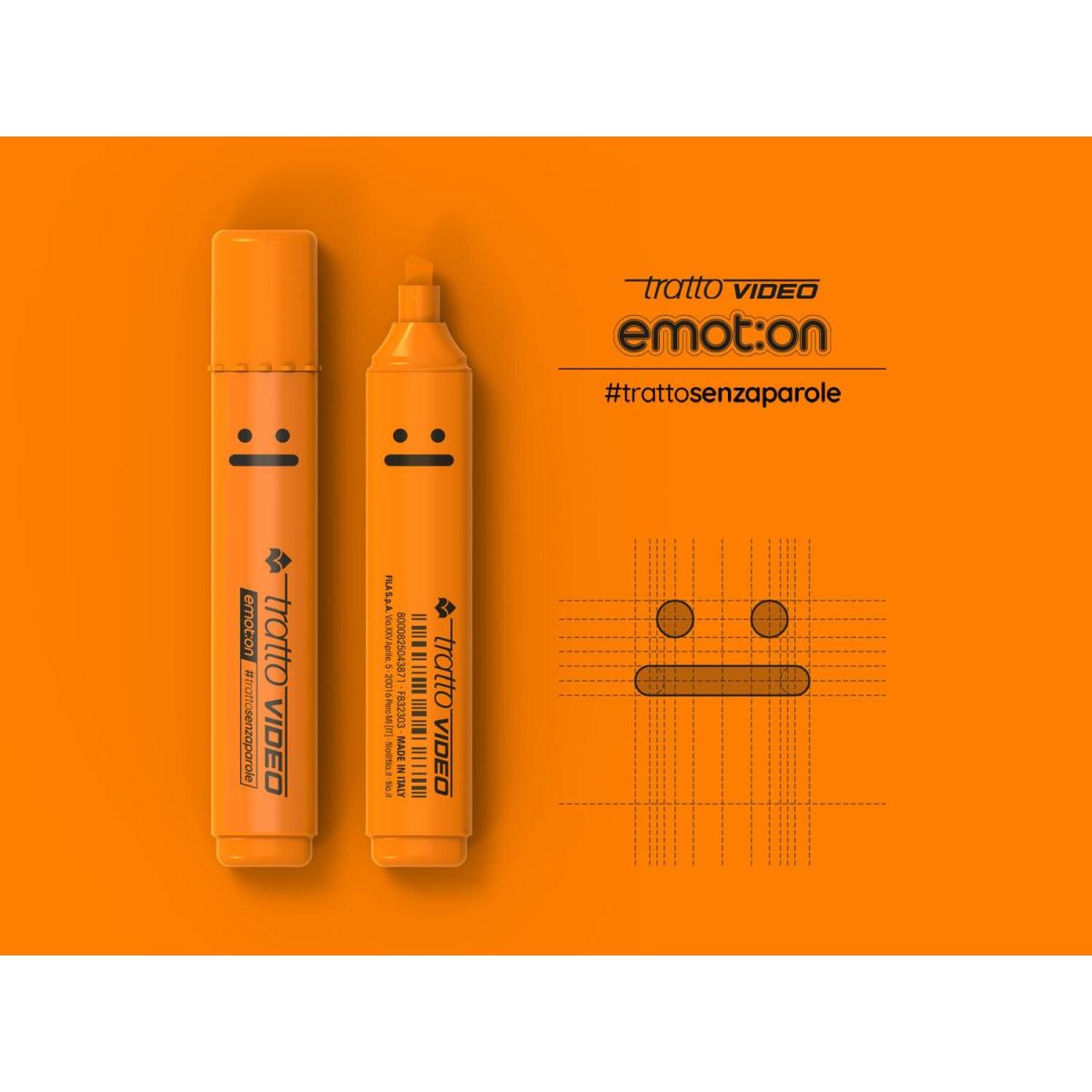 Tratto video evidenziatore emotion - edizione speciale - punta scalpello