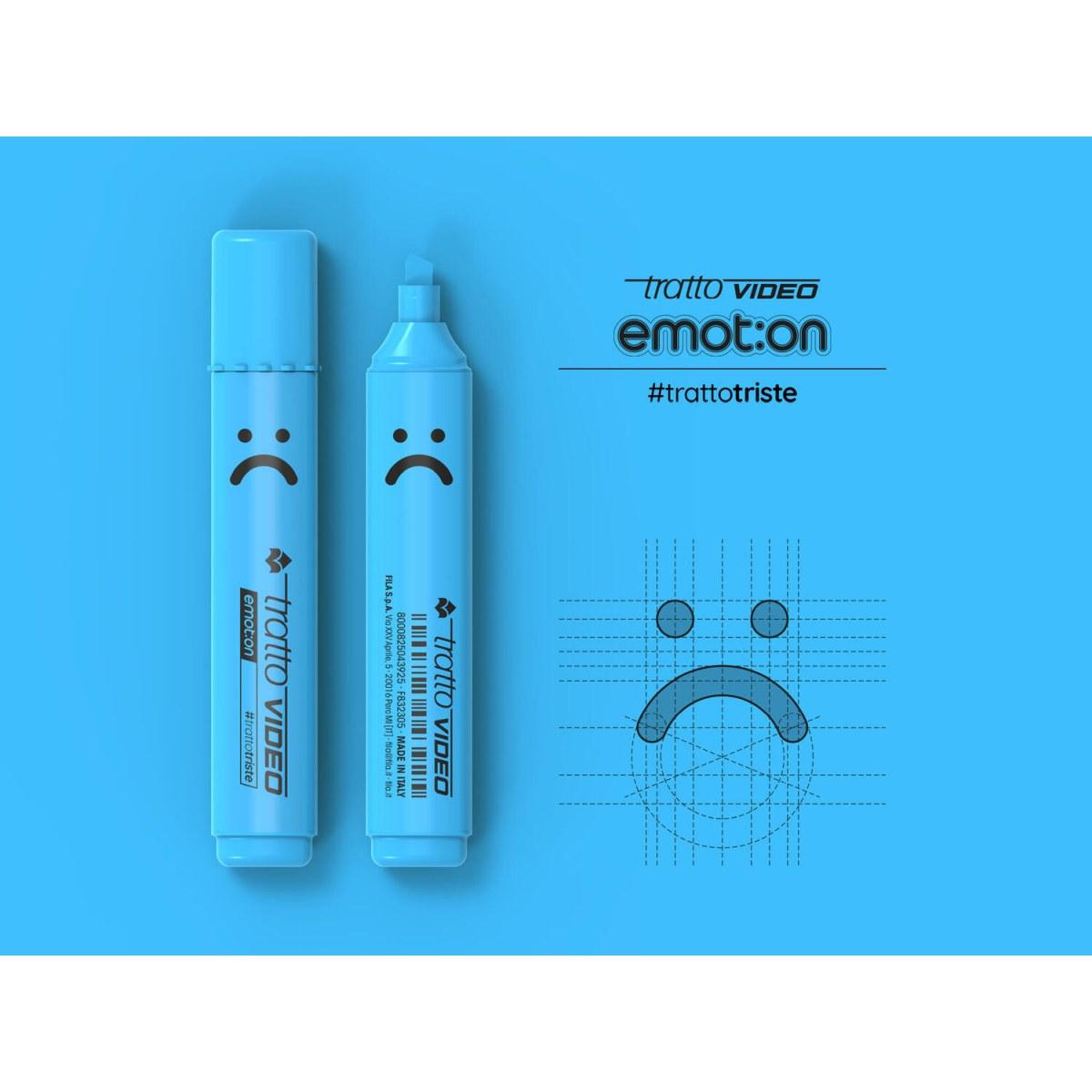 Tratto video evidenziatore emotion - edizione speciale - punta scalpello