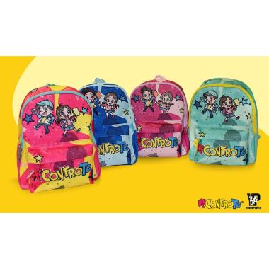 Me contro te - mini zaino limited edition glamour 2021 con luci - zainetto asilo glitterato