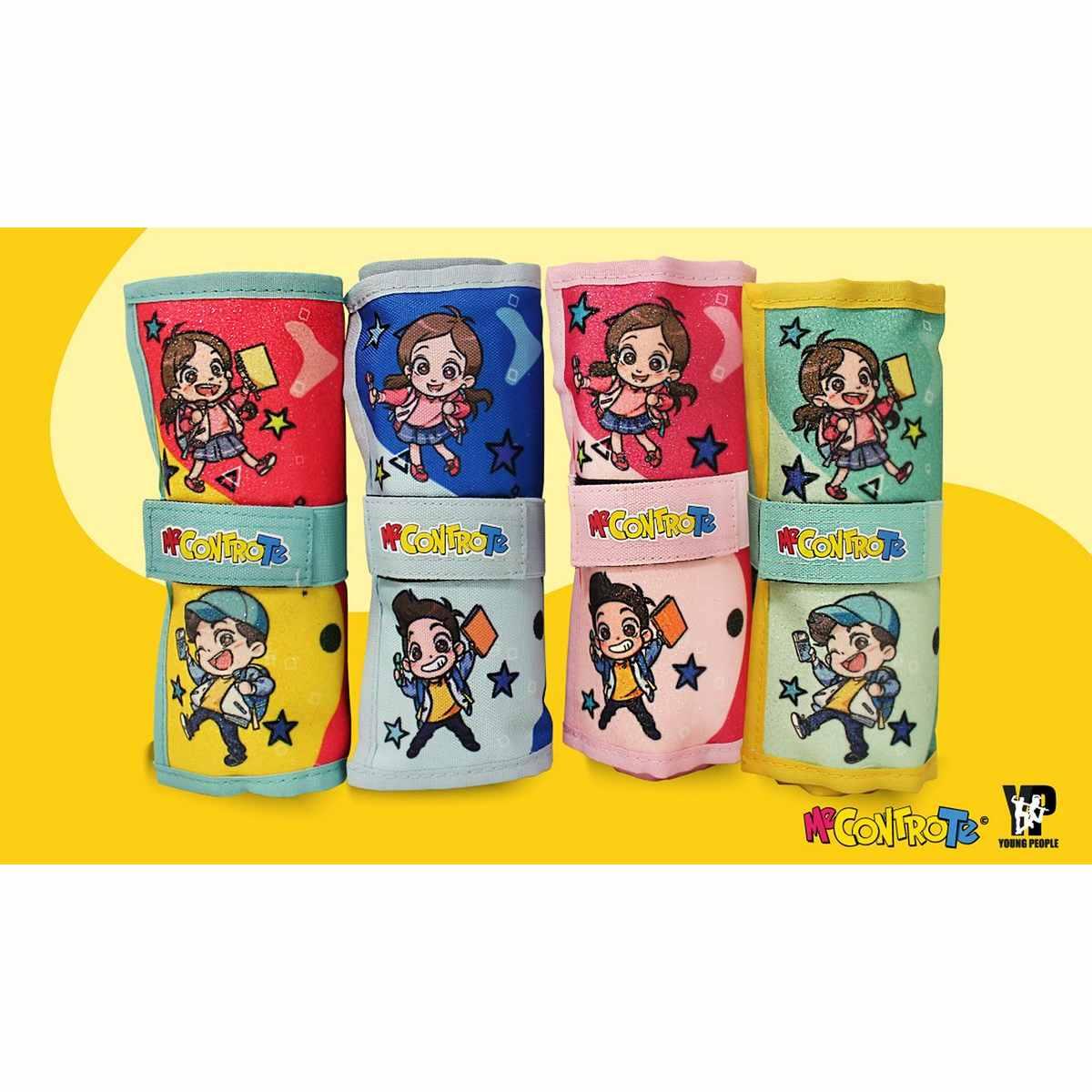 Me contro te - rotolo con 12 pastelli e 12 pennarelli + mini astuccio in omaggio