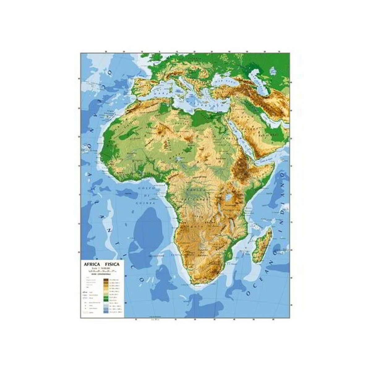 Cwr - carta geografica da parete bifacciale - 100 x 140 cm