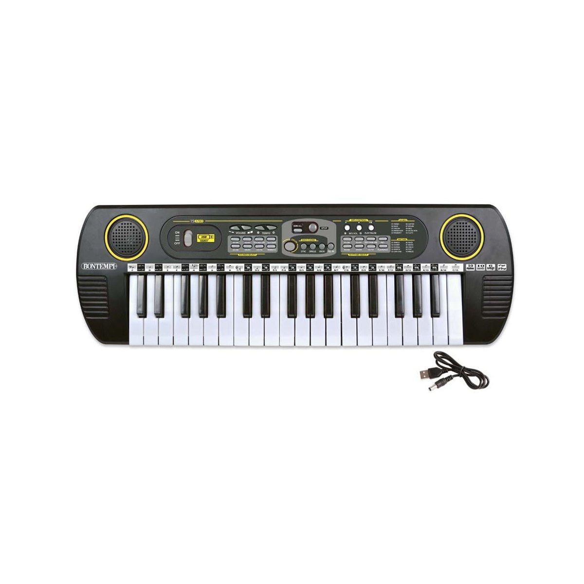 Bontempi - tastiera 37 tasti passo medio + presa usb