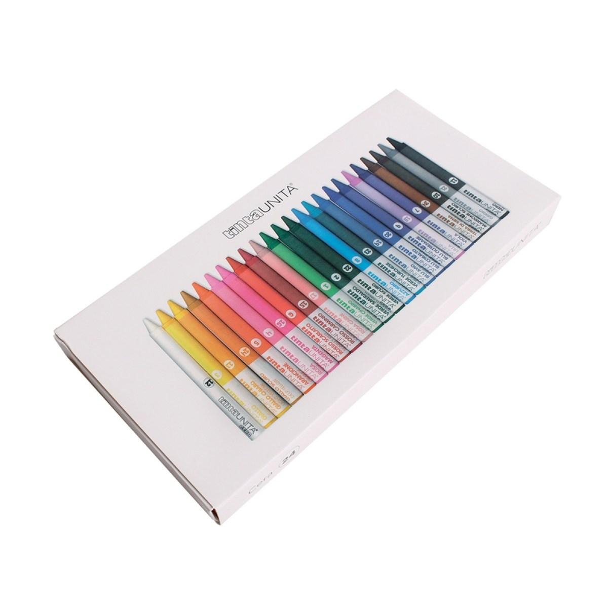 Tintaunita - pastelli a cera - confezione da 24 pz