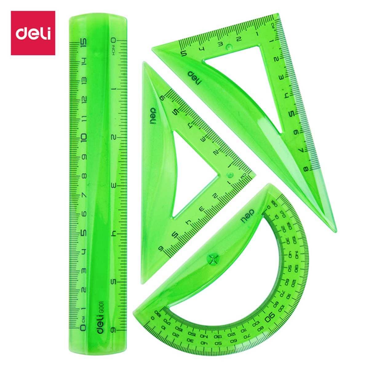 Deli - set da disegno 4 pezzi pioneer