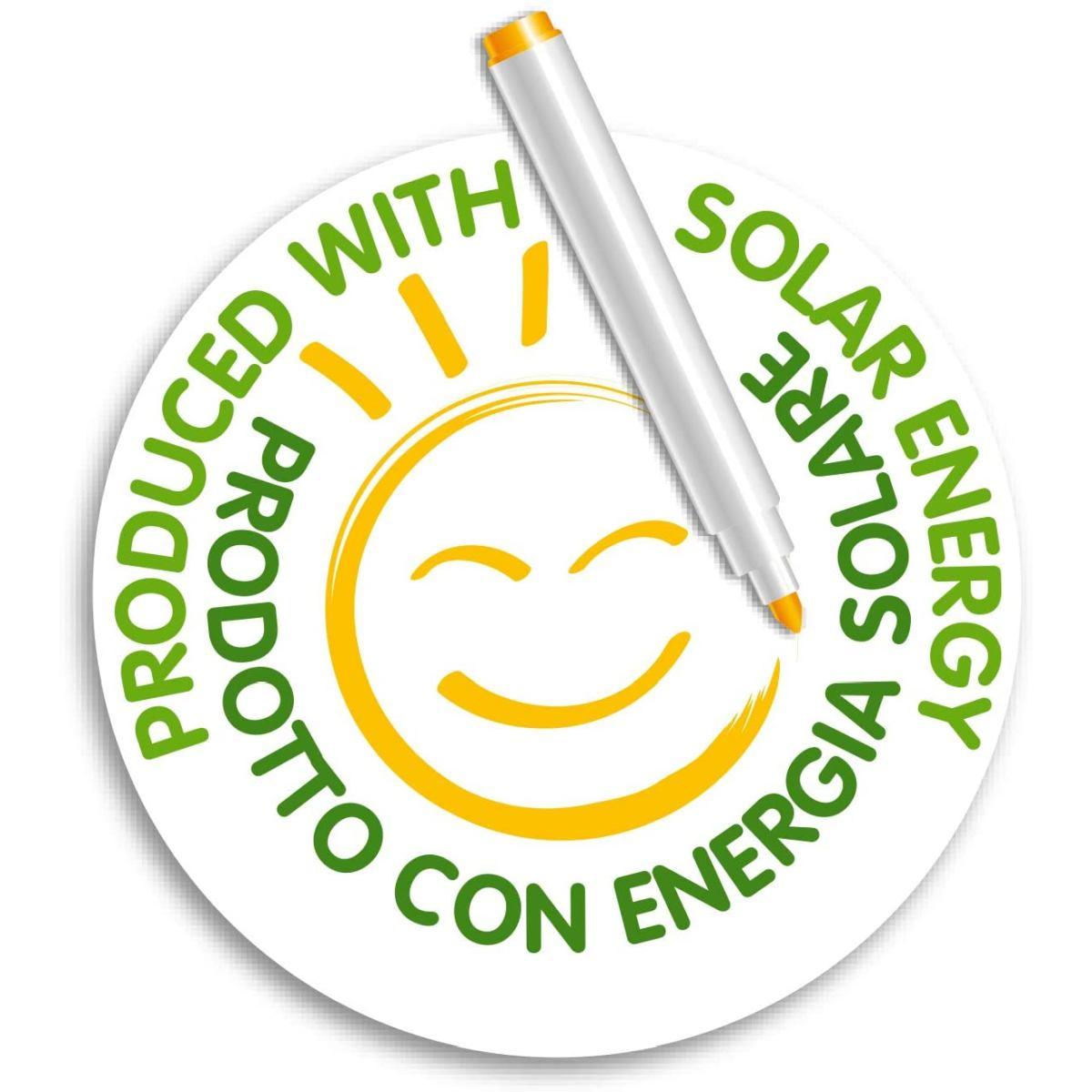 Fibracolor colorito delta 3 - pennarelli ergonomici triangolari - punta fine  3 mm - 12 pz