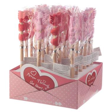 Matita con gomma - cuori