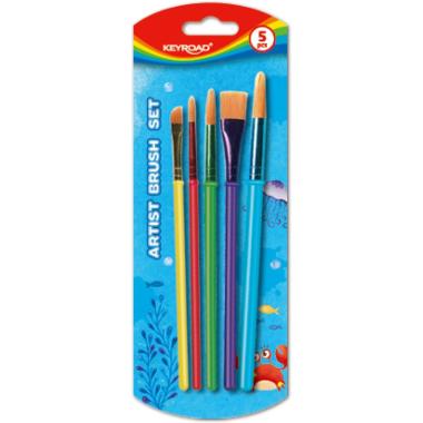 PENNELLI SINTETICI COLOR BRUSH - IN BLISTER 5 PEZZI
