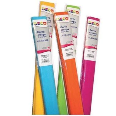 Deco - rotolo carta crespa da cm 50 x 250 cm - 40 gr