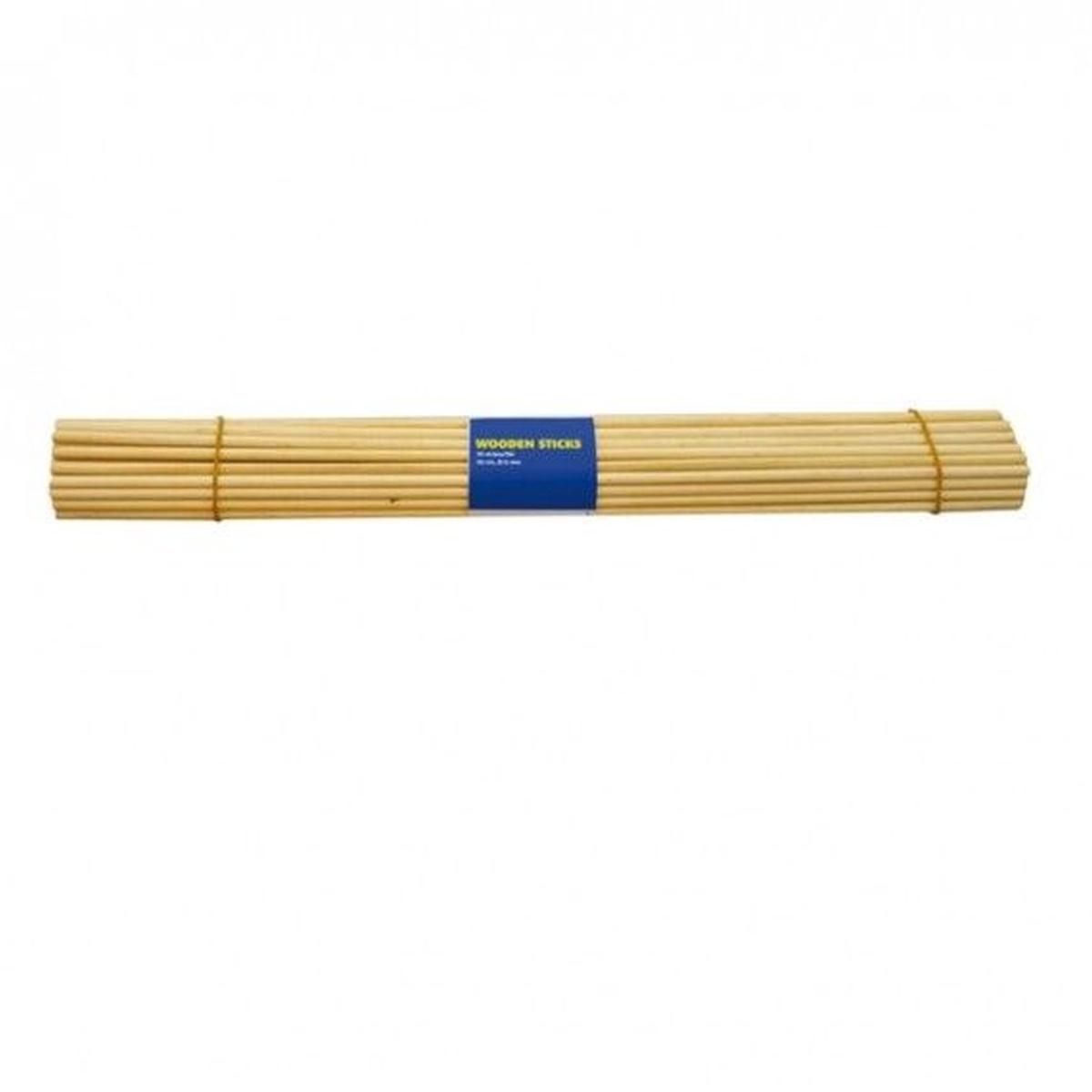 Deco - bastoncini di legno colore naturale - cm 40 x 4 mm. Ø - 50 pz