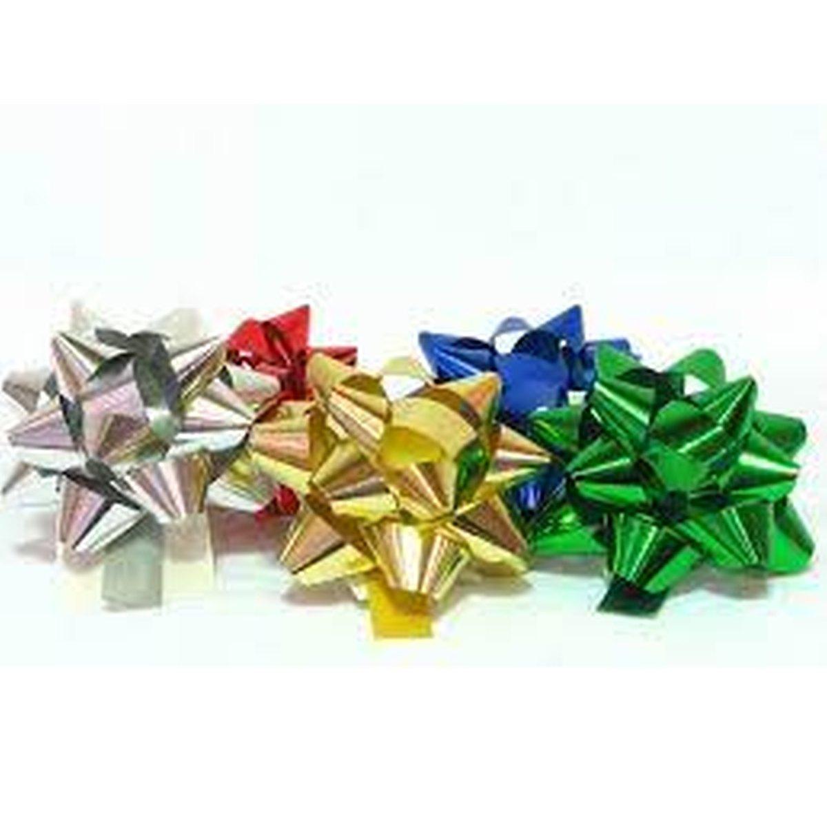 Star - stelle. stick on bows - starmetal qz everyday - ky540 nr 120 stelle in scatola - h 13 mm - Ø 6 cm