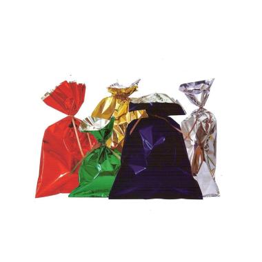 Star - sacchetti pp metallizzato solid metal mat - formato 50 x 65 cm - 35 micron