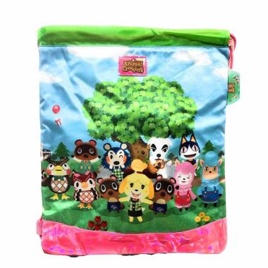 Sacca zaino coulisse animal crossing