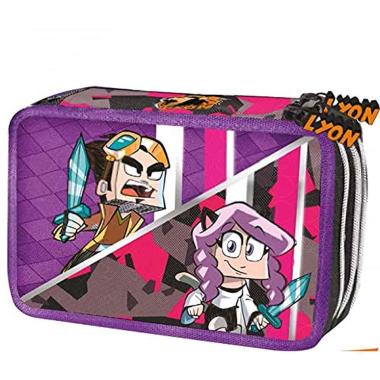 Astuccio corredo 3 zip anna lyon gamer